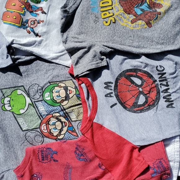 *SOLD* Toddler Boys Bundle of Short Sleeve Tees - Picture 3 of 4